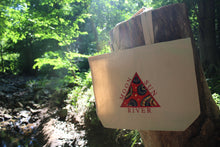 Load image into Gallery viewer, Embroidered Red MSR African Print Tote Bag