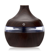 Load image into Gallery viewer, Wood Grain Electric Humidifier Essential Aroma Oil Diffuser