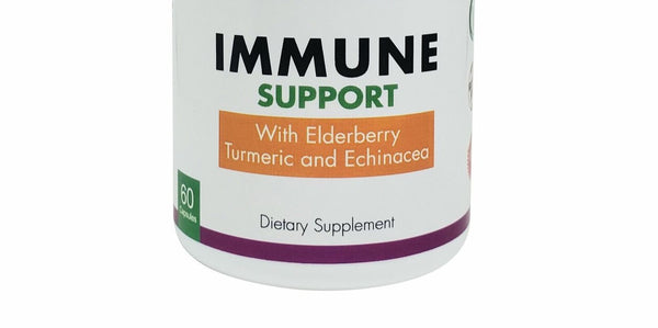 Immune Support: Elderberry, Echinacea & Turmeric