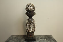 Load image into Gallery viewer, Namji Doll - Full Cowry Shells w/ Brass Ears Rings
